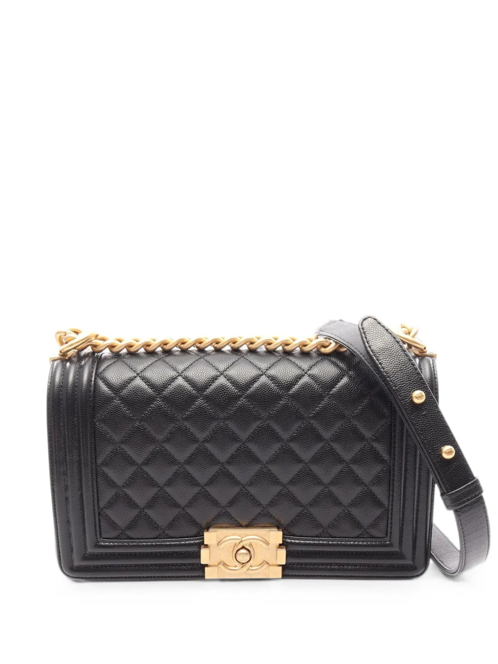 CHANEL Pre-Owned 2019 Boy Chanel shoulder bag - Nero