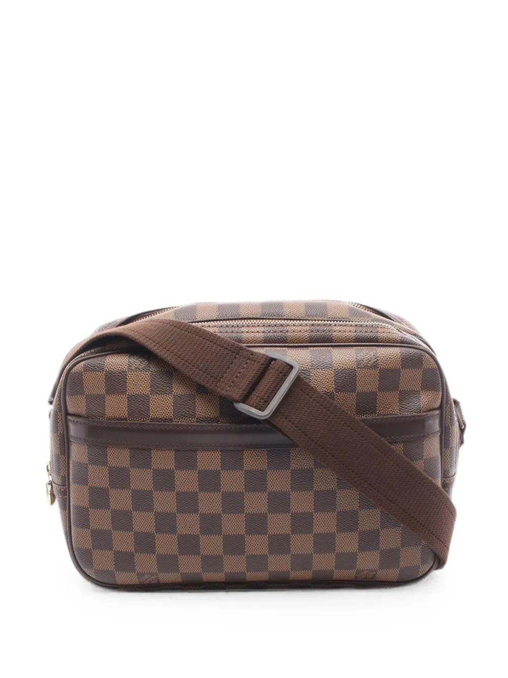 Louis Vuitton Pre-Owned 2002 PM Reporter Damier Ébène crossbody bag - Braun