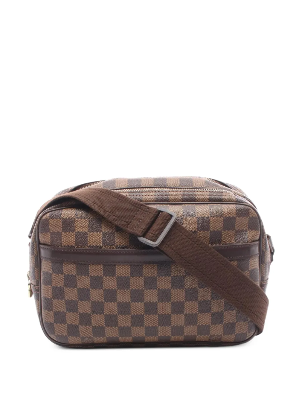Louis Vuitton Pre-Owned 2002 PM Reporter Damier Ébène crossbody bag - Braun