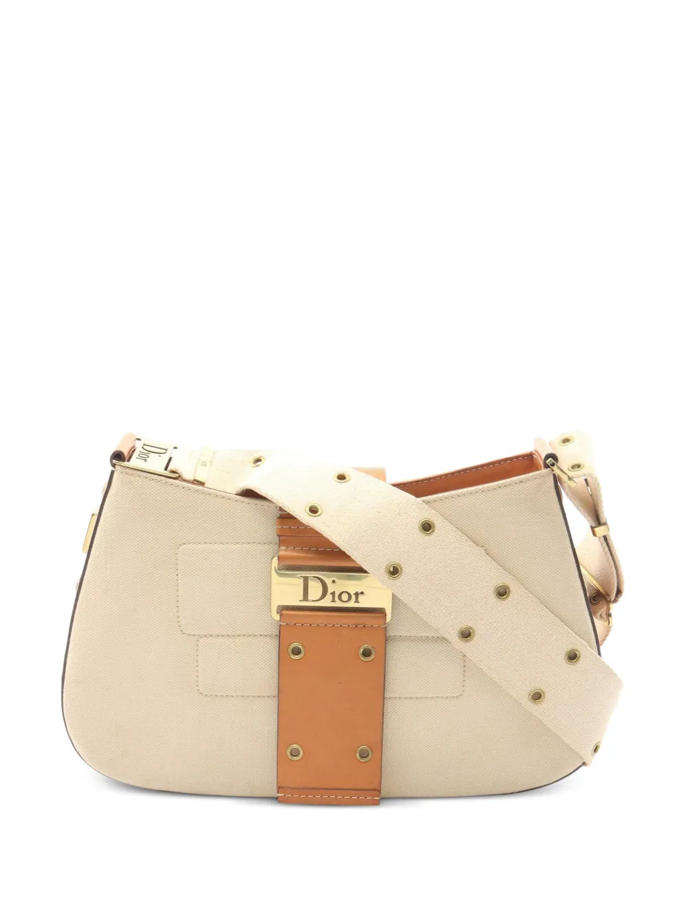 Christian Dior Pre-Owned 2000s Street Chic Columbus shoulder bag - Nude