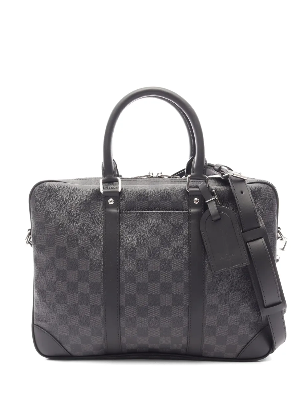 Louis Vuitton Pre-Owned Damier-Graphite-pattern briefcase - Nero