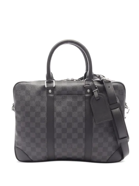 Louis Vuitton Pre-Owned Damier-Graphite-pattern briefcase