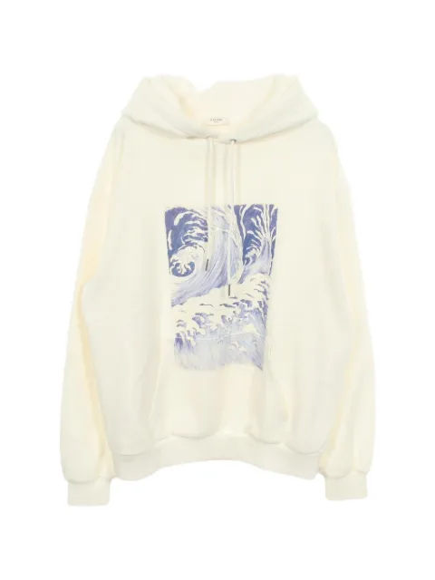 Celine Pre-Owned 2000s wave-print hoodie
