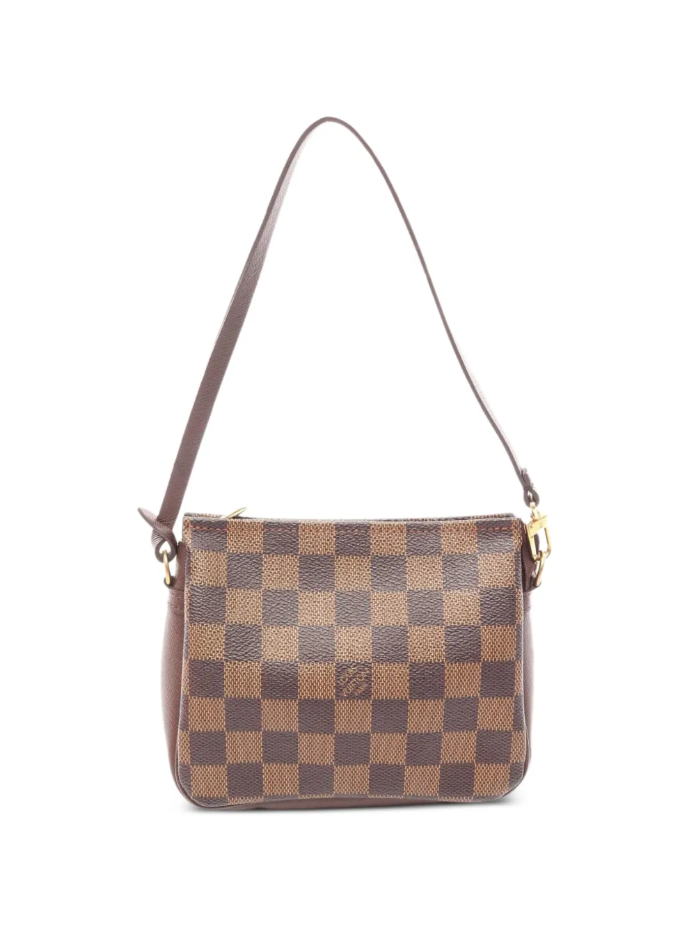 Louis Vuitton Pre-Owned 1991 Damier Ebene Makeup Trousse mini shoulder bag - Brown