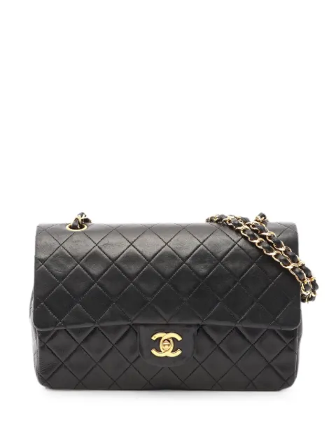 CHANEL Pre-Owned bolsa de hombro Double Flap 1989-1991