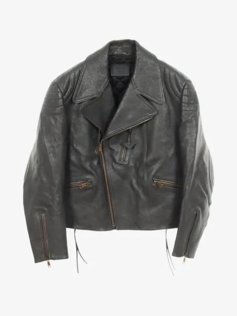 Prada Pre-Owned 2010s quilted-lining biker jacket