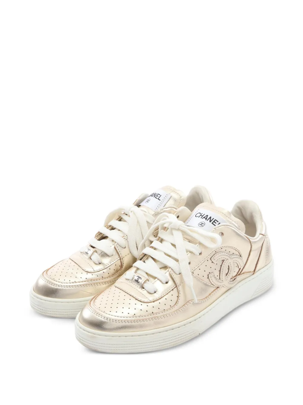 CHANEL Pre-Owned 1986-1988 Coco Mark sneakers - Oro