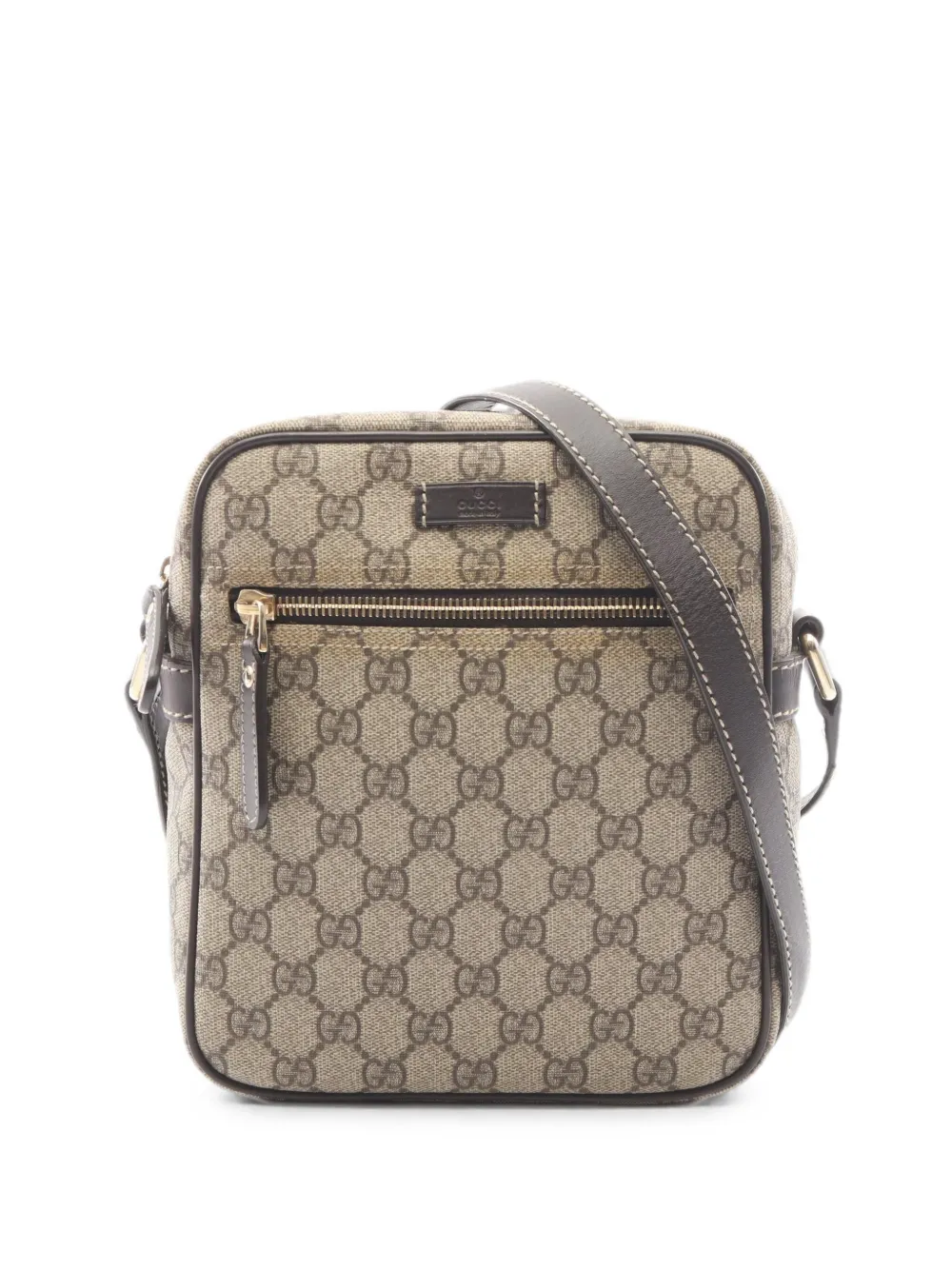 Gucci Pre-Owned 2000s GG Supreme crossbody bag - Toni neutri