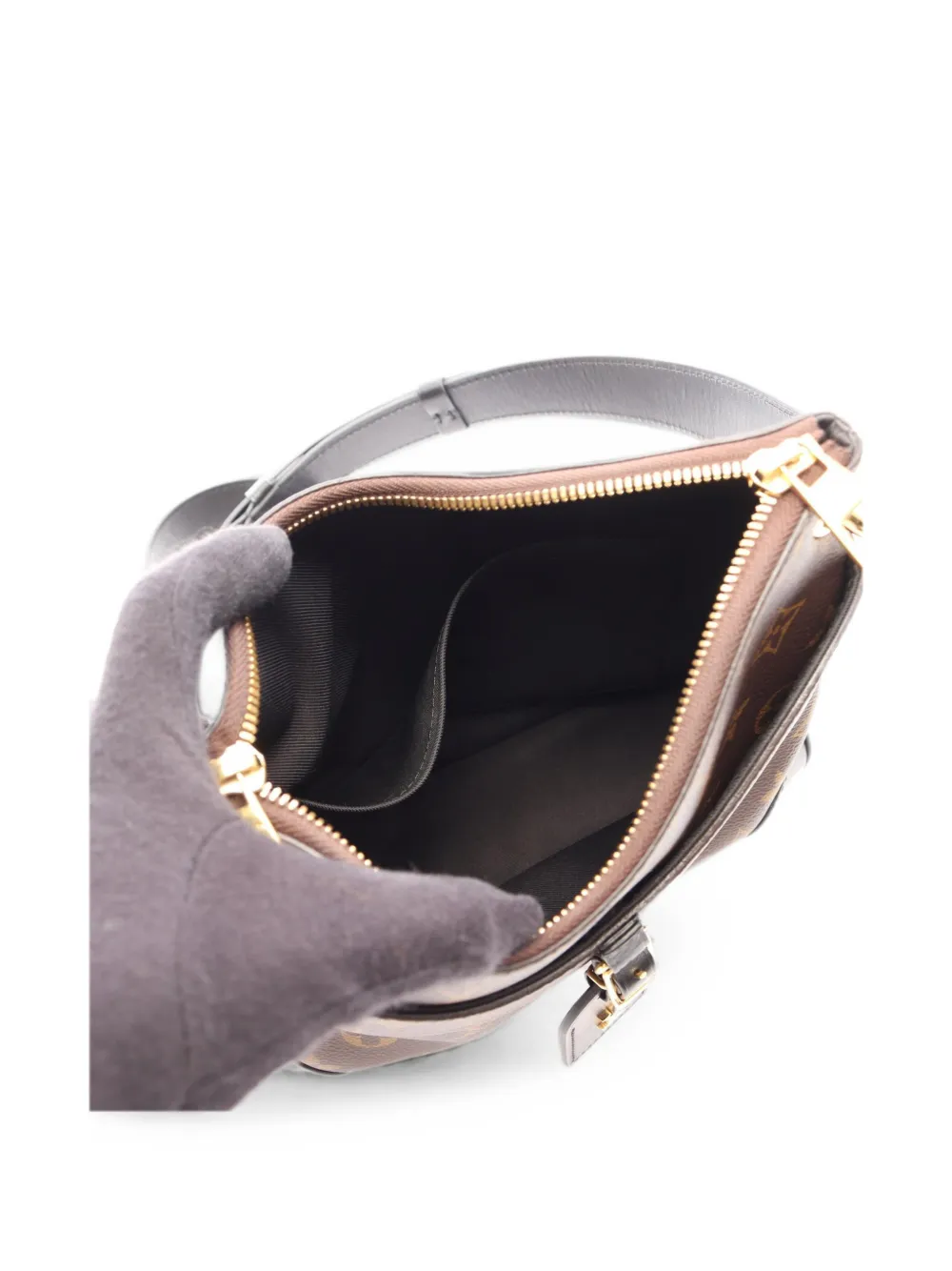 Louis Vuitton Pre-Owned 2021 PM Odeon schoudertas met monogram Bruin