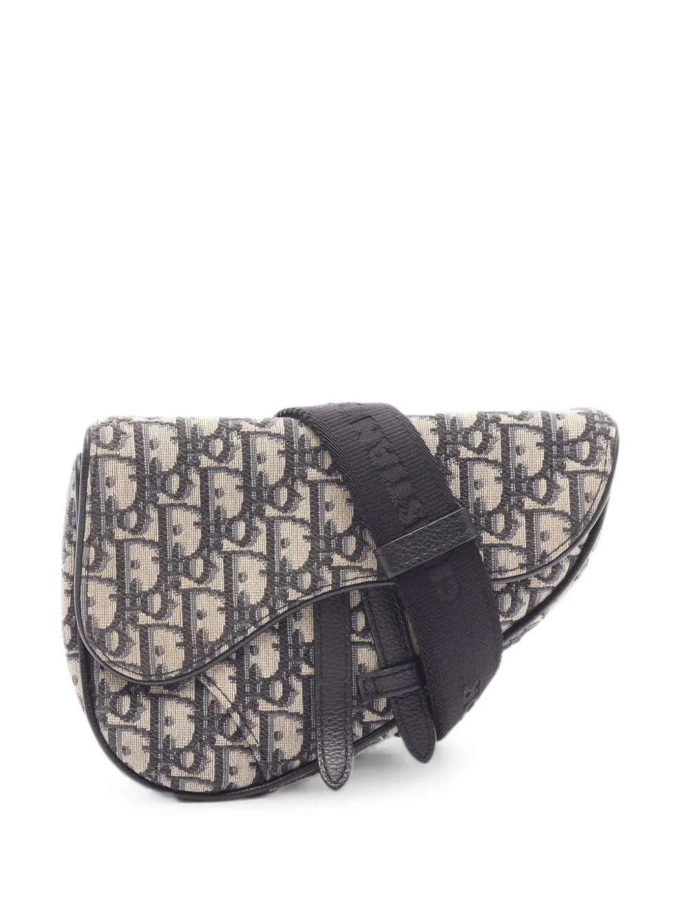 Christian Dior Pre-Owned 2010s mini Saddle Oblique crossbody bag - Blau