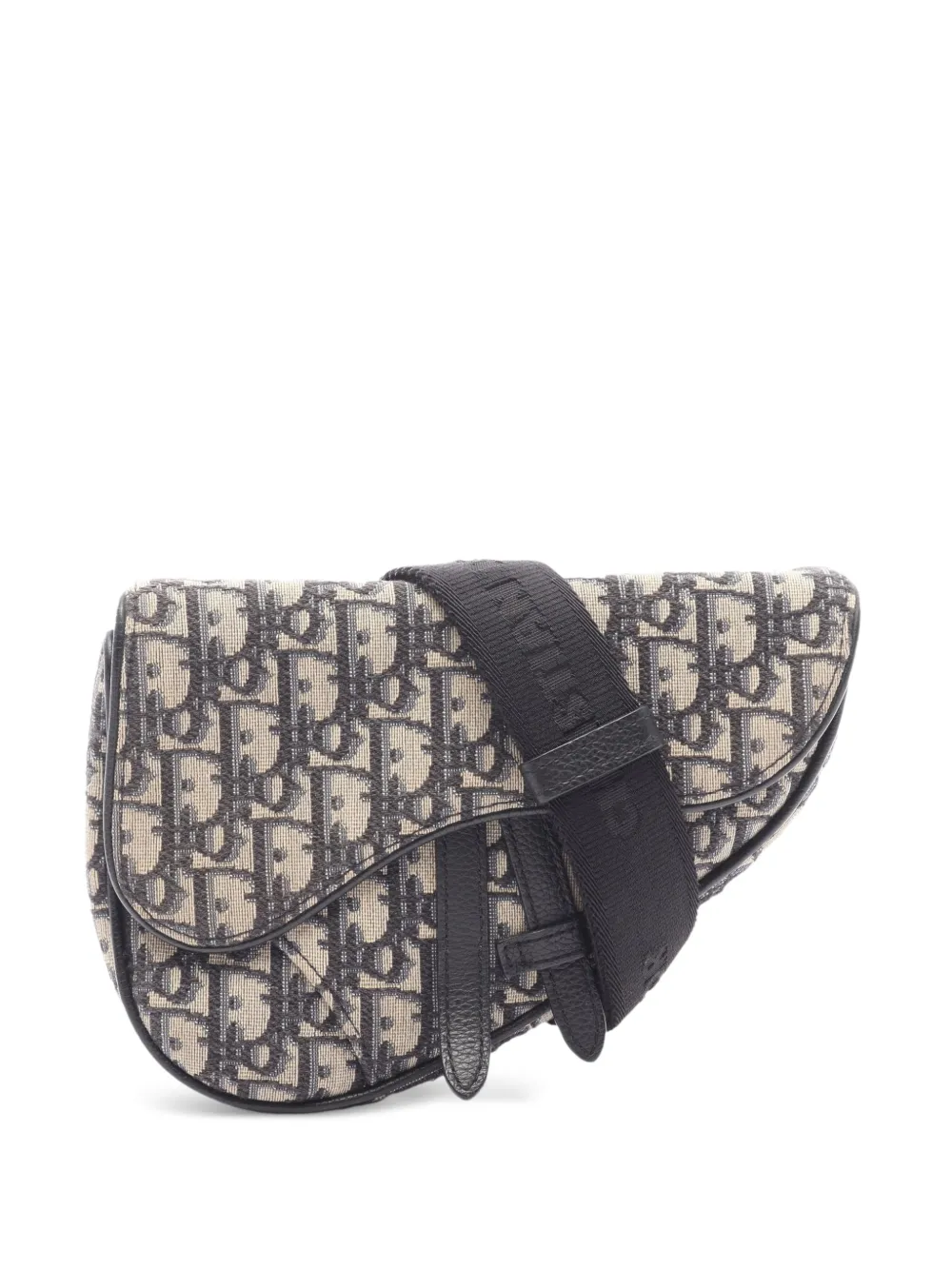 Christian Dior Pre-Owned 2010s mini Saddle Oblique crossbody bag - Blue
