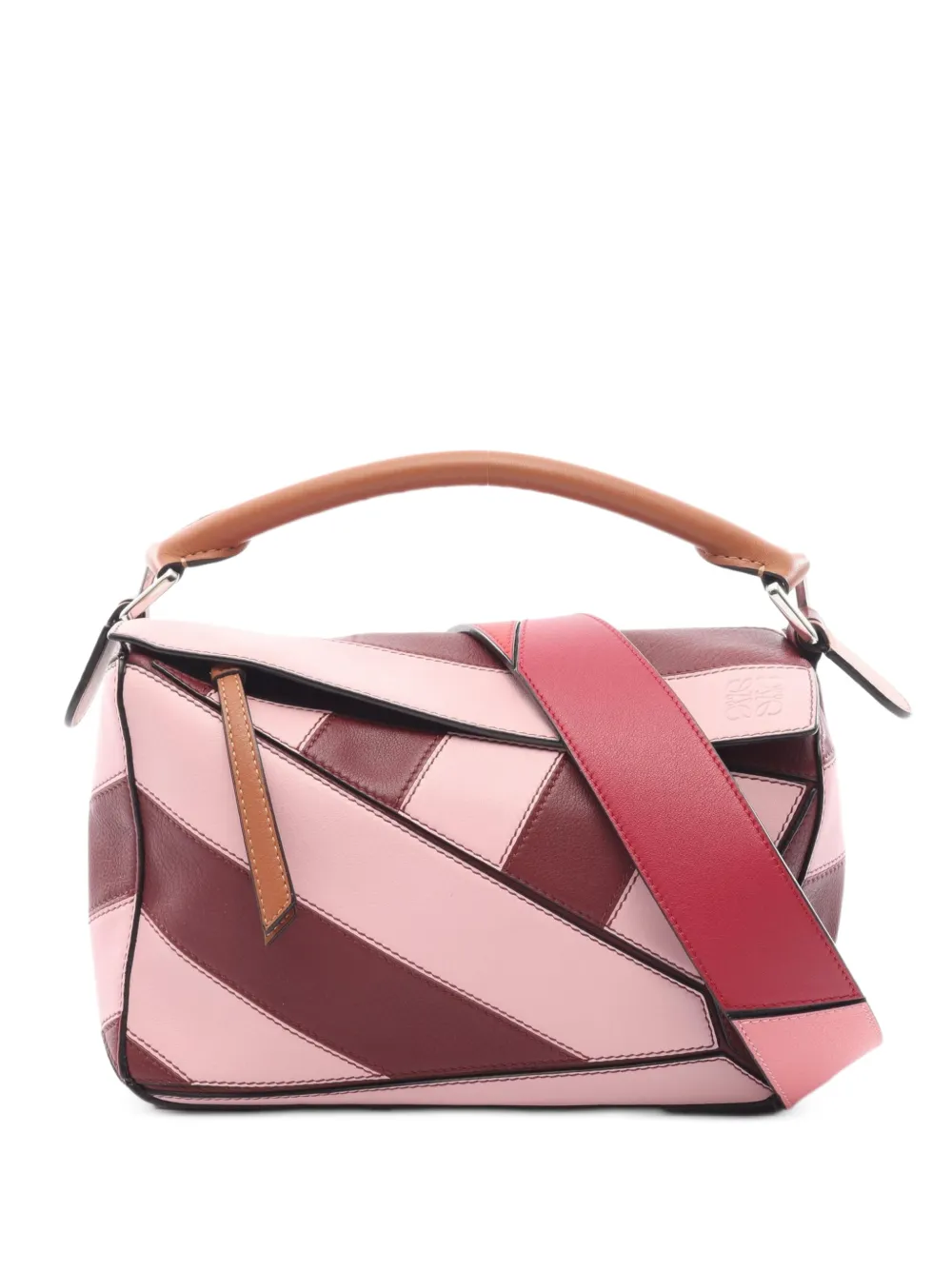 Loewe Pre-Owned 2010s small Puzzle shoulder bag - Rosa