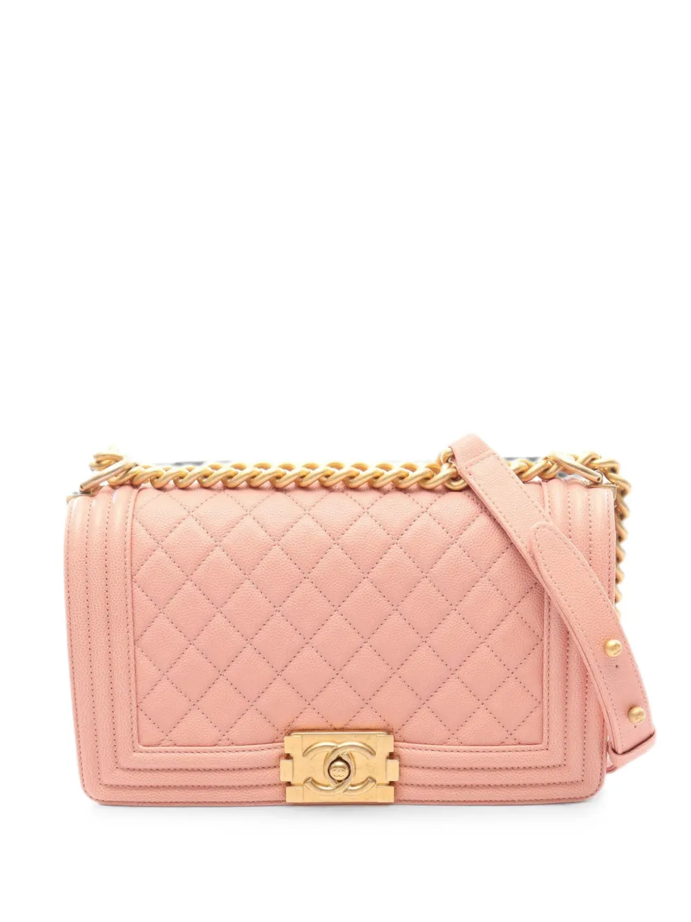 CHANEL Pre-Owned 2018 medium Boy shoulder bag - Rosa