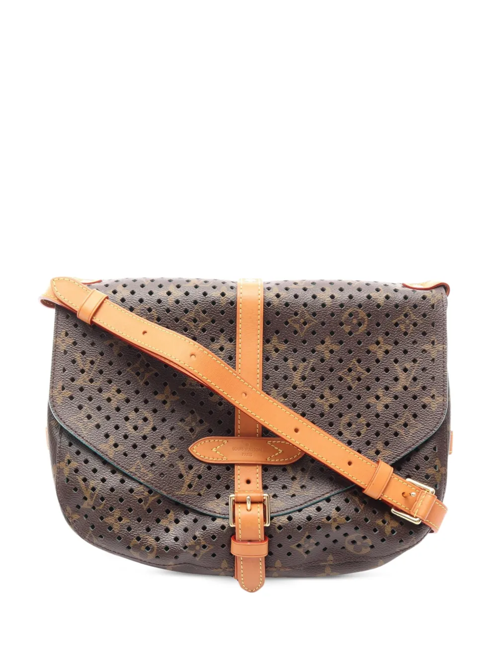 Louis Vuitton Pre-Owned 2011 30 Saumur shoulder bag - Braun
