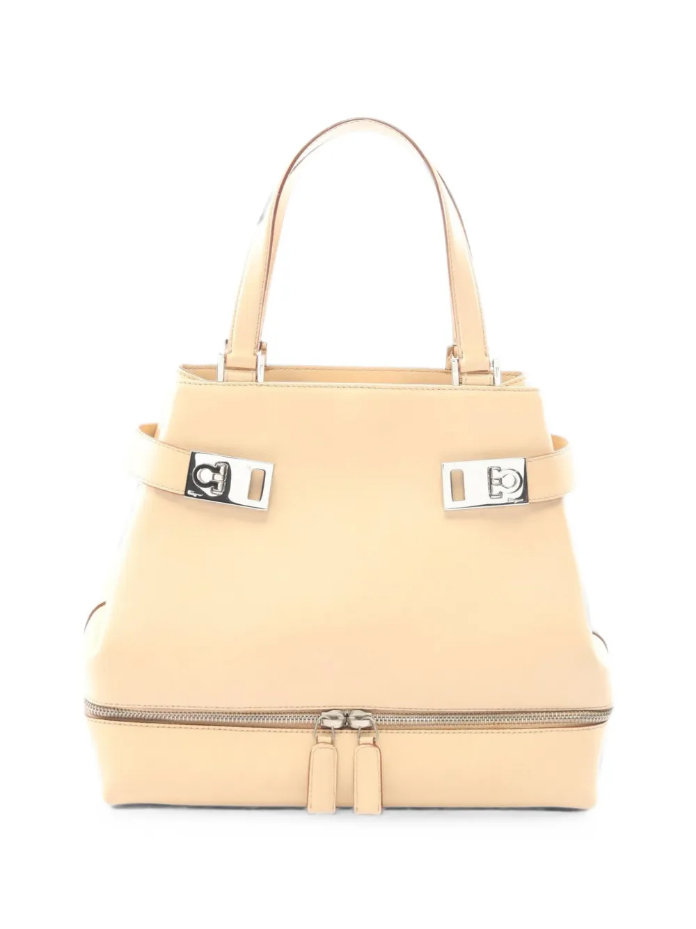Ferragamo Pre-Owned 2000s Gancini buckle handbag - Toni neutri