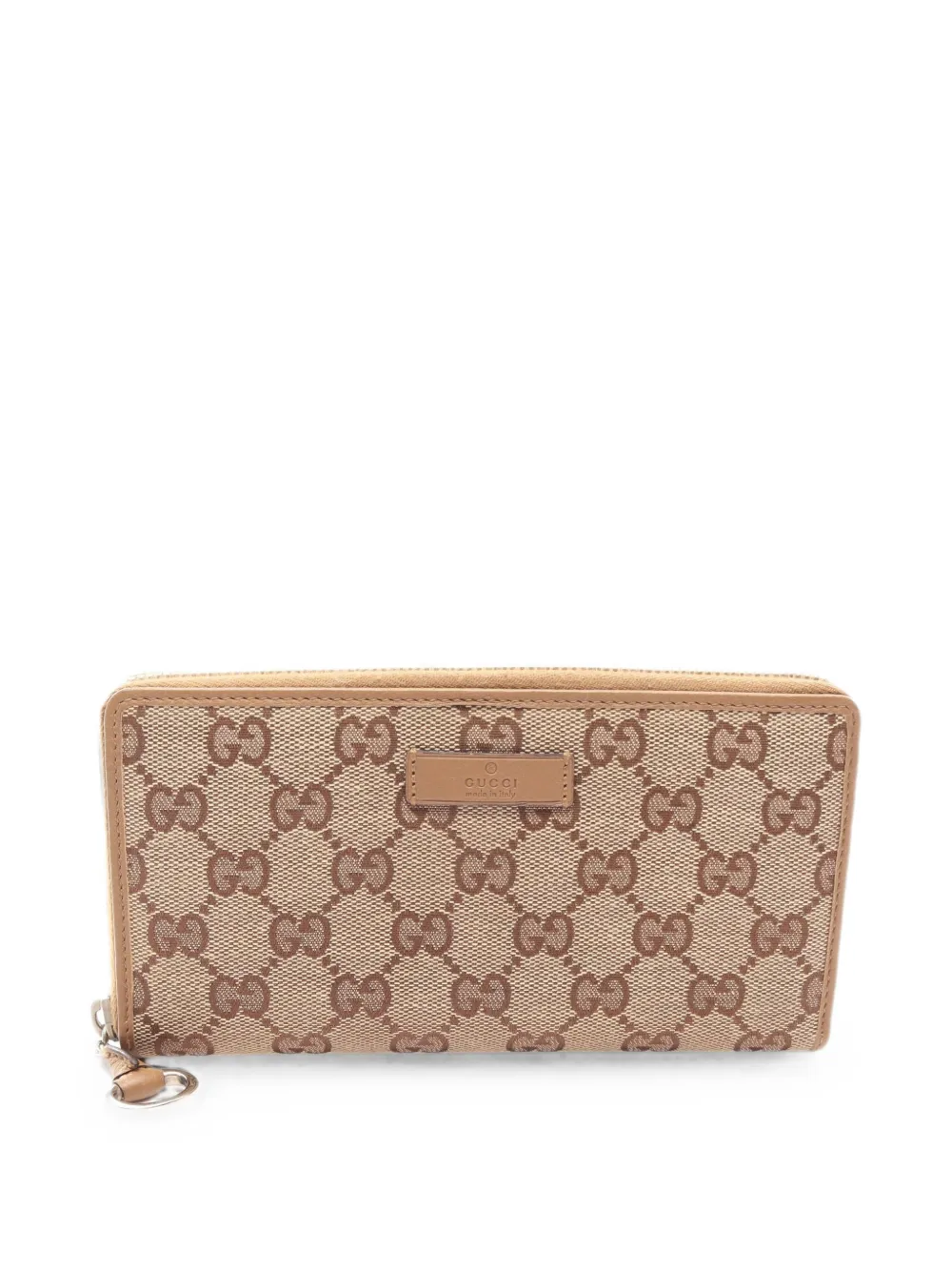 Gucci Pre-Owned 2010s GG Supreme zip-around wallet - Toni neutri