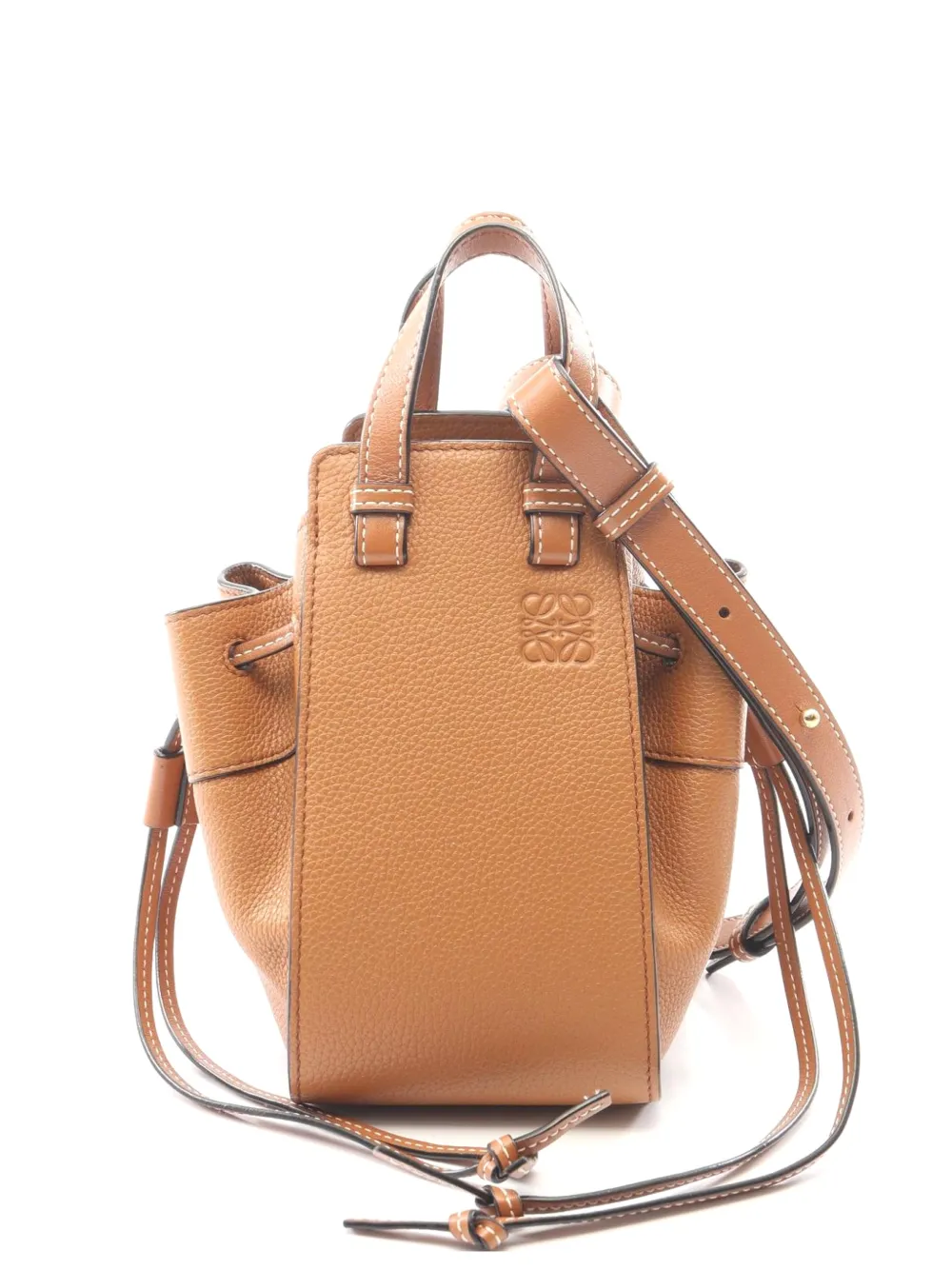 Loewe Pre-Owned 2010s mini Hammock tote bag - Marrone