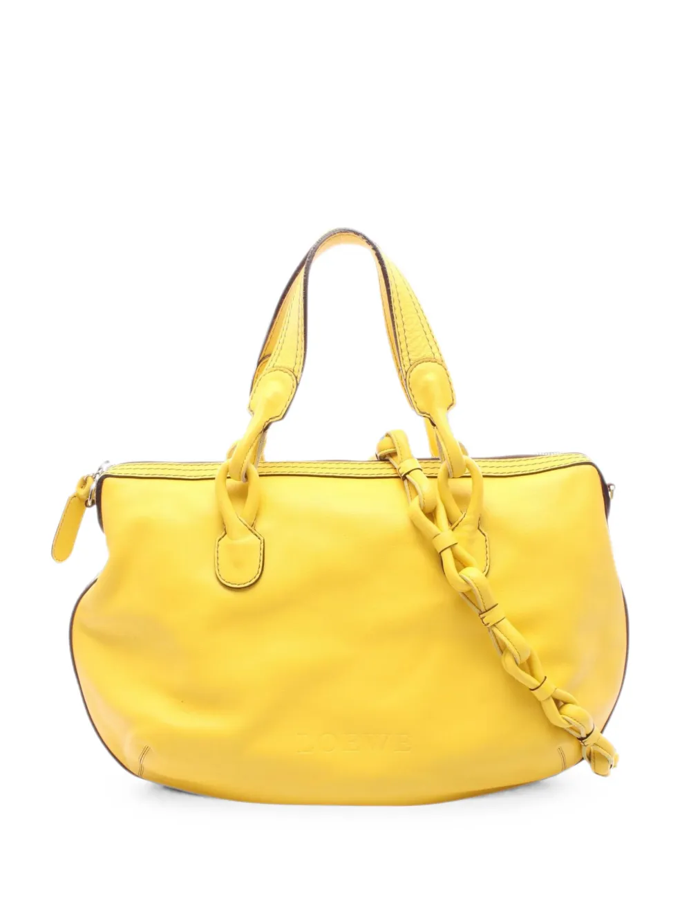 Loewe Pre-Owned 2010s Fiesta leather satchel bag - Gelb