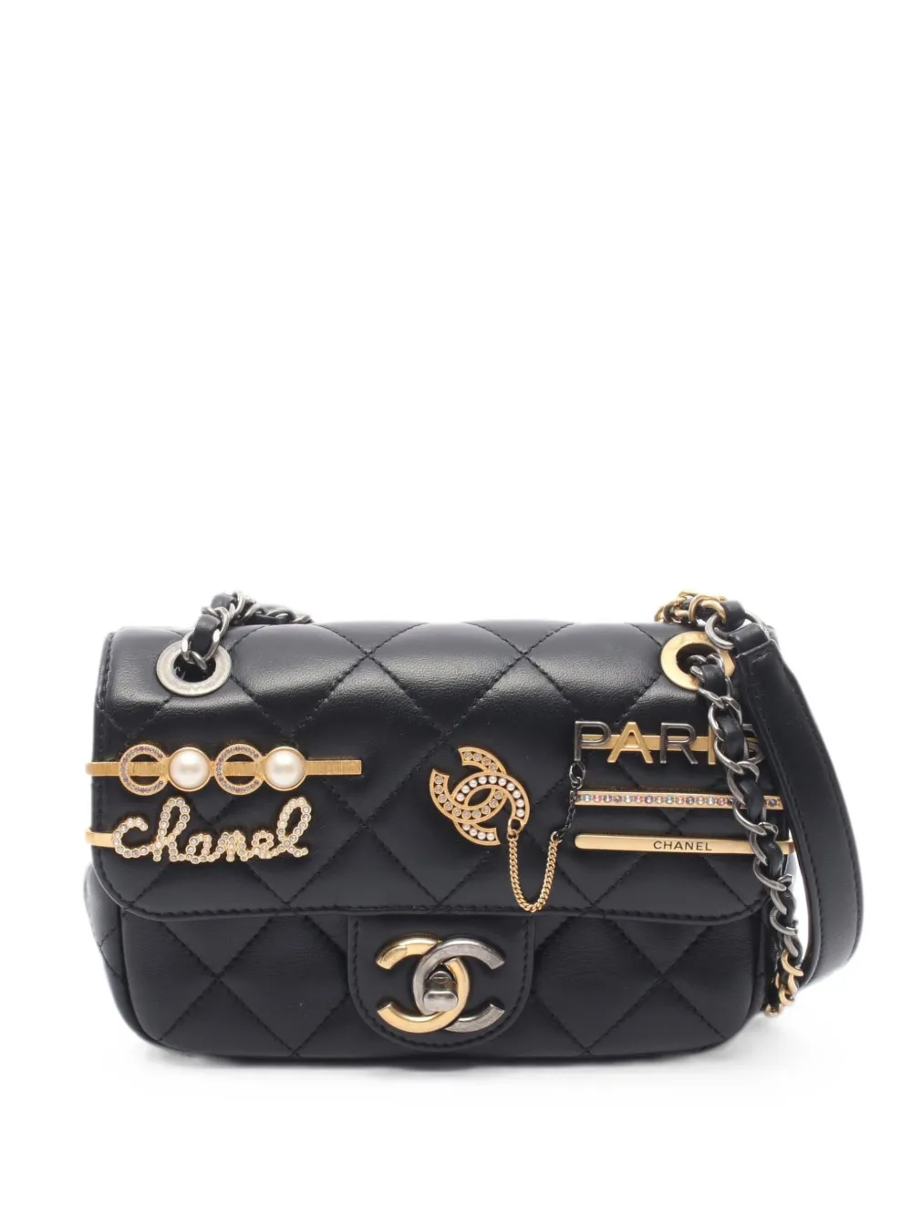 CHANEL Pre-Owned 2021s Clip Coco quilted shoulder bag - Nero