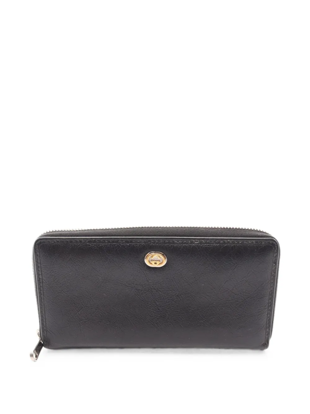 Gucci Pre-Owned 2000s Interlocking G long wallet - Schwarz