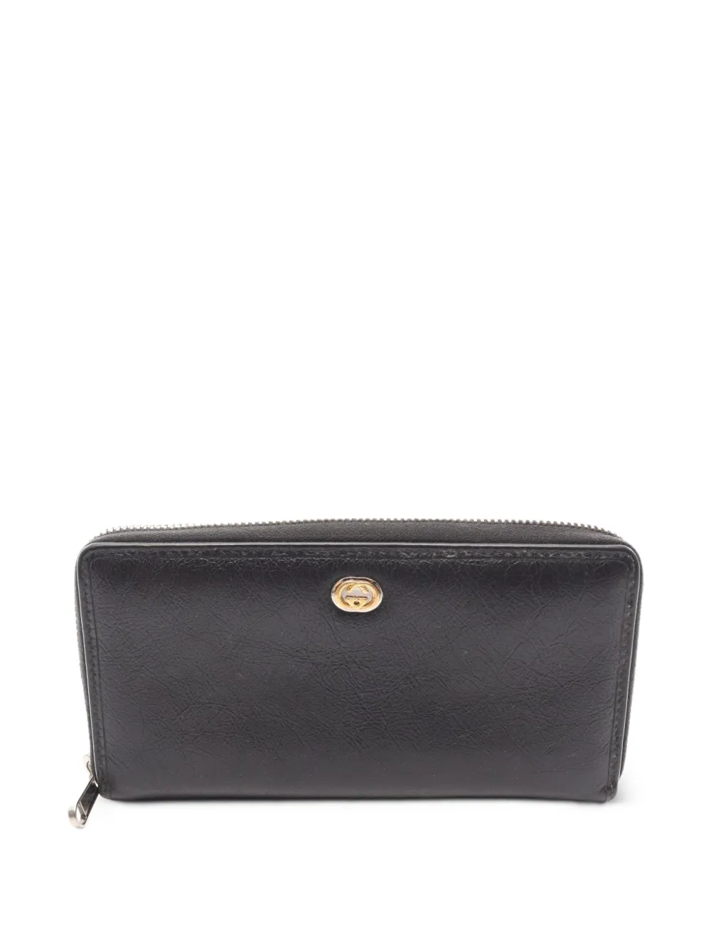 Gucci Pre-Owned 2000s Interlocking G long wallet - Nero