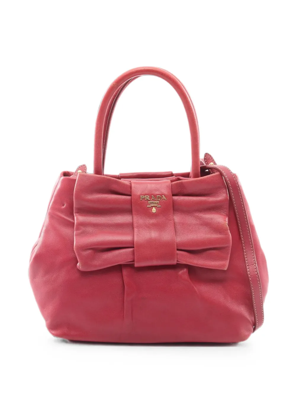 Prada Pre-Owned 2000s Nappa Fiocco handbag - Rot