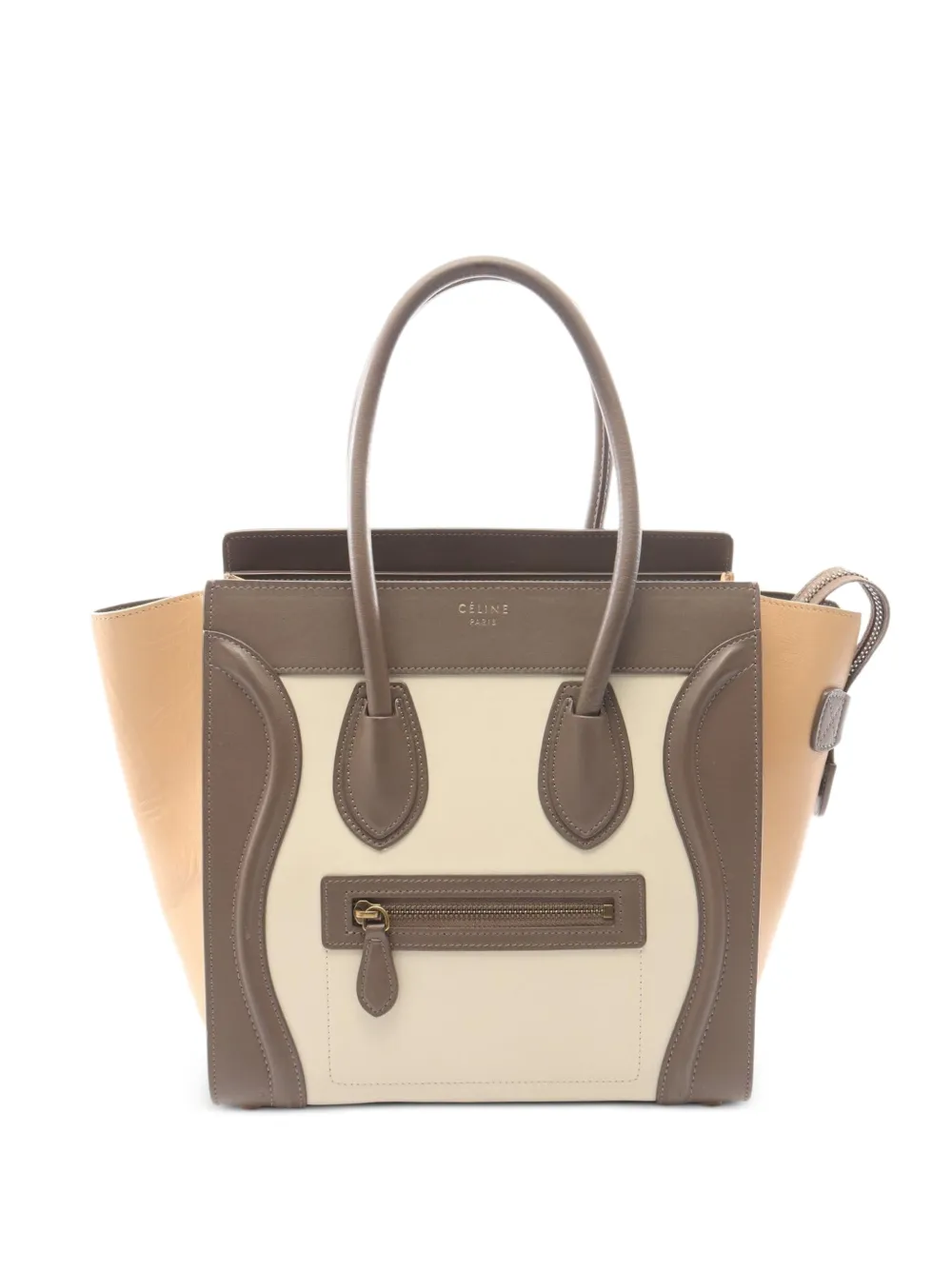 Celine Pre-Owned 2000s micro Luggage tote bag - Toni neutri