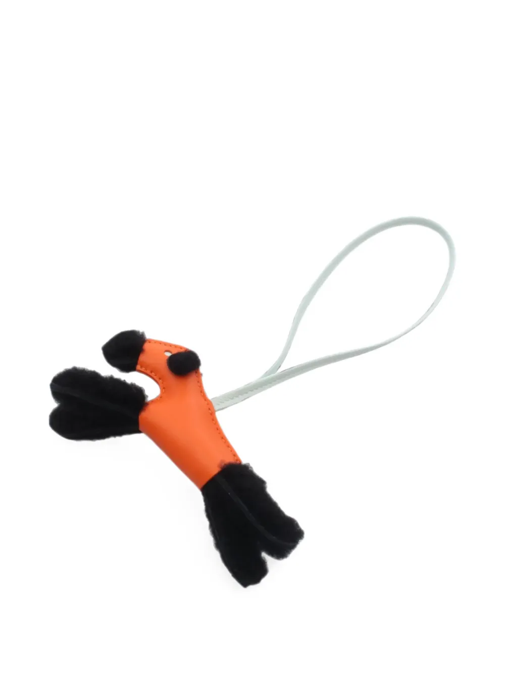 Hermès Pre-Owned 2026 Budy leather bag charm - Orange