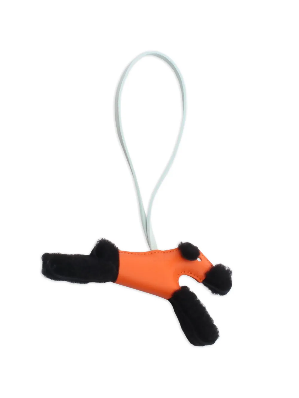 Hermès Pre-owned 2026 Budy Leather Bag Charm in Orange, view 2