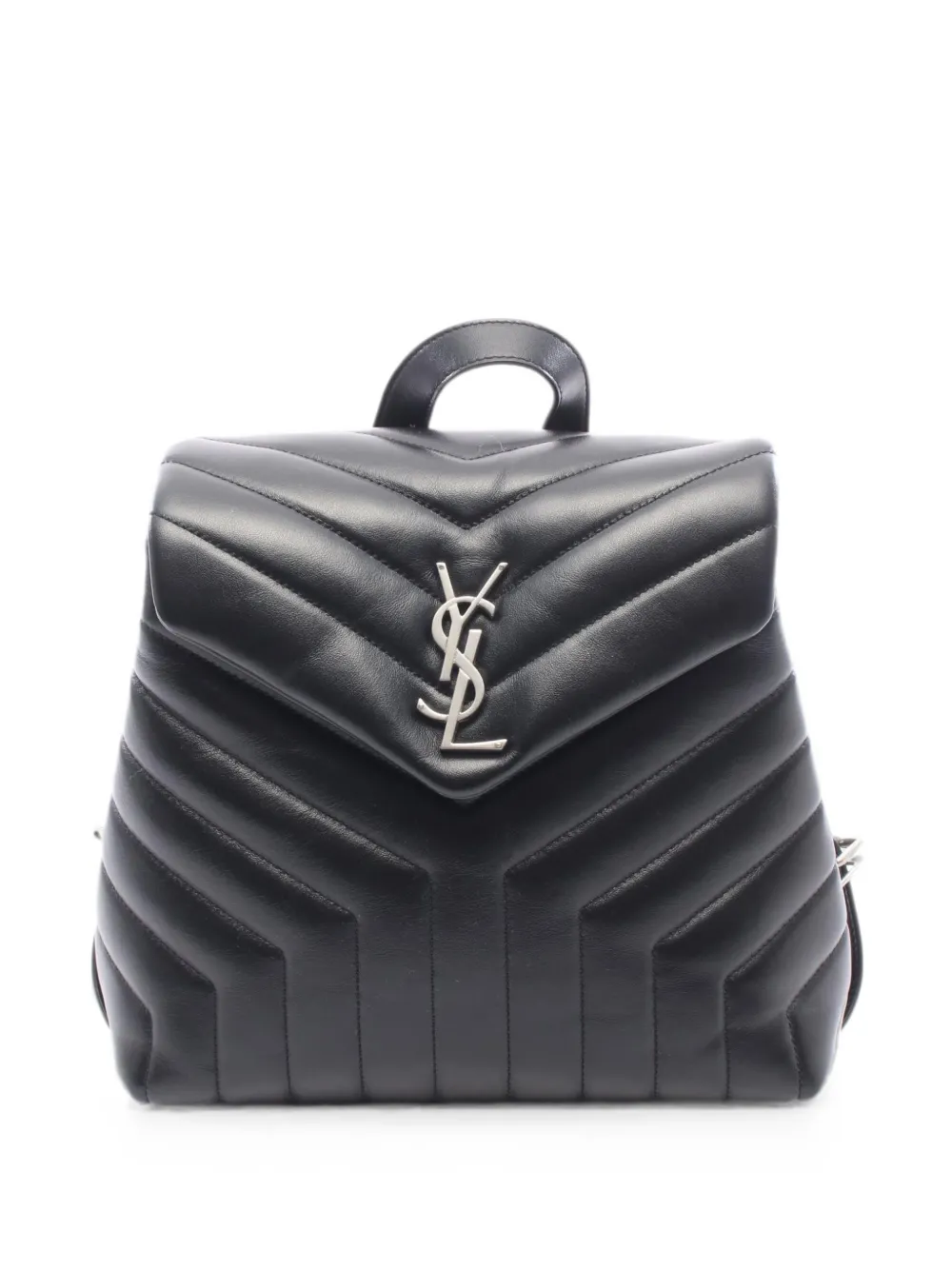 Saint Laurent Pre-Owned 2010s Lulu quilted leather backpack - Nero