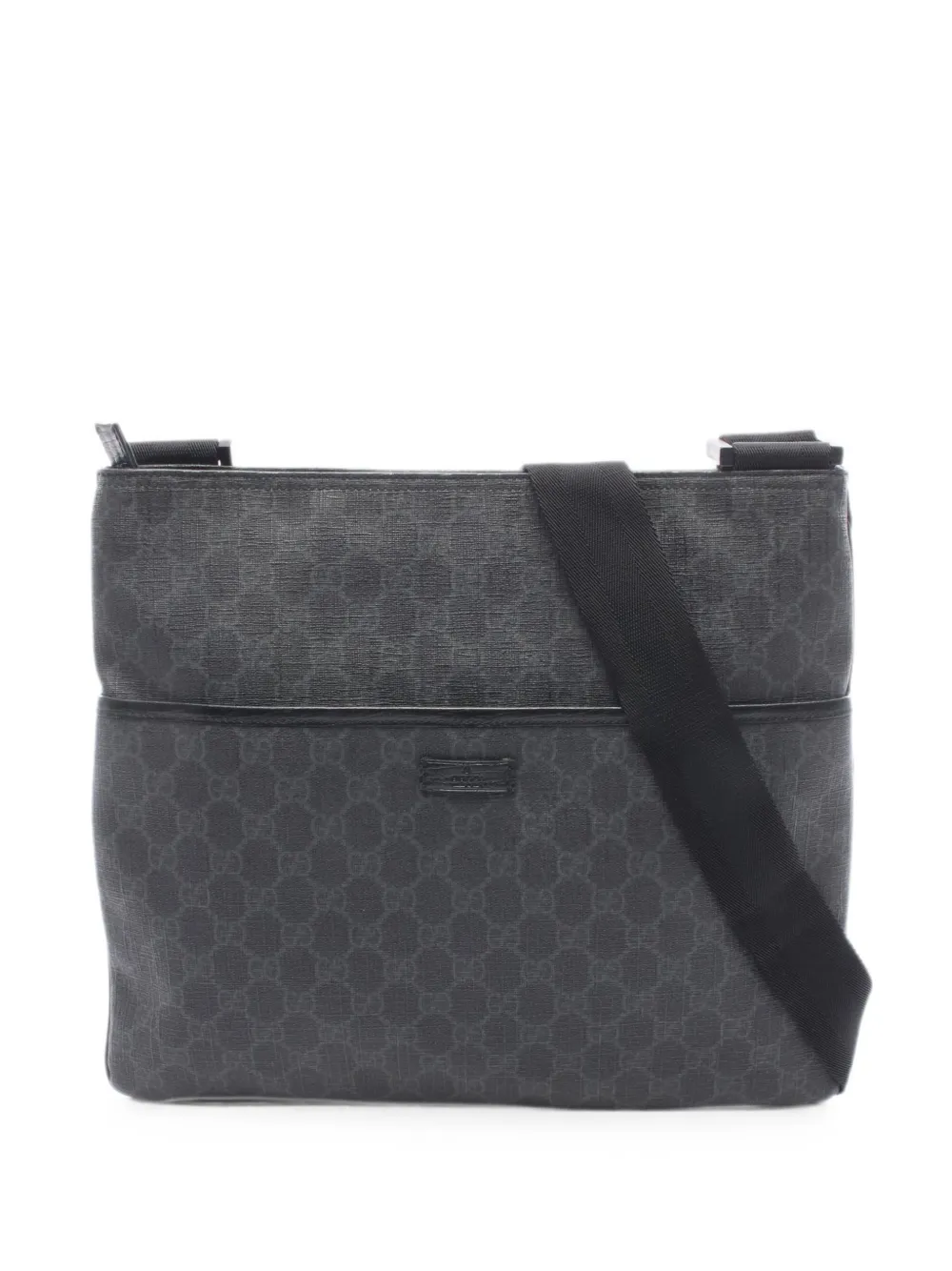 Gucci Pre-Owned 2000s GG Supreme cross body bag - Nero