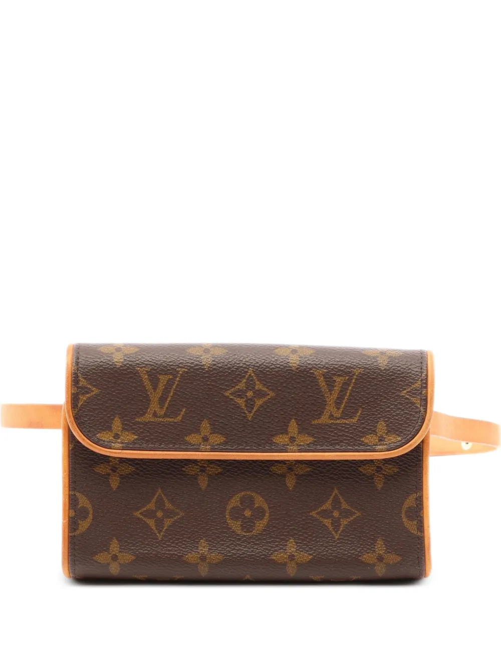 Louis Vuitton Pre-Owned 2001 Pochette Florentine leather belt bag - Braun