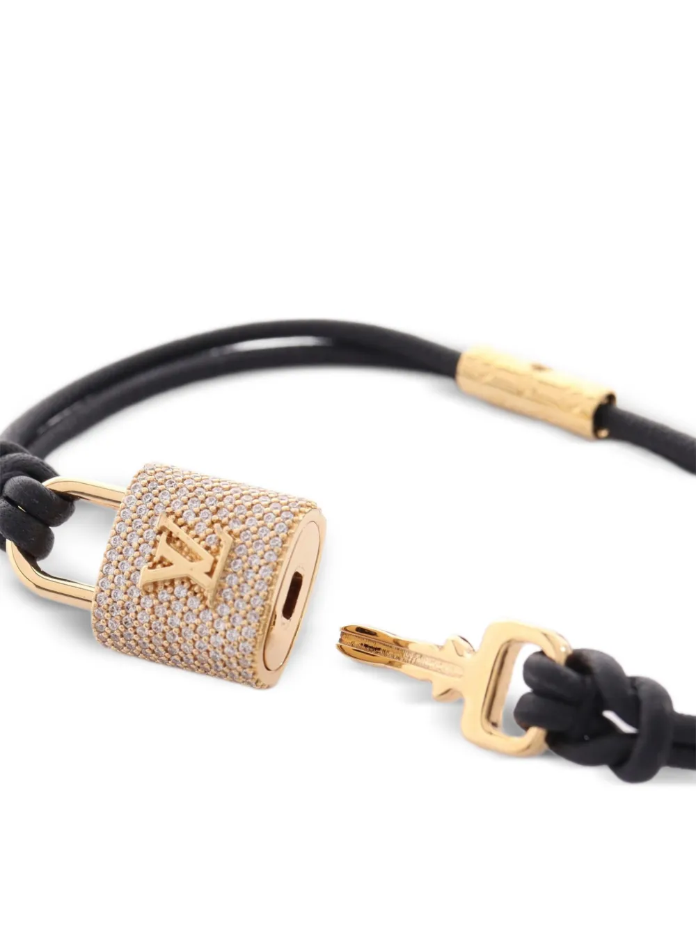Louis Vuitton Pre-owned 2023 Padlock Bracelet in Gold, view 3