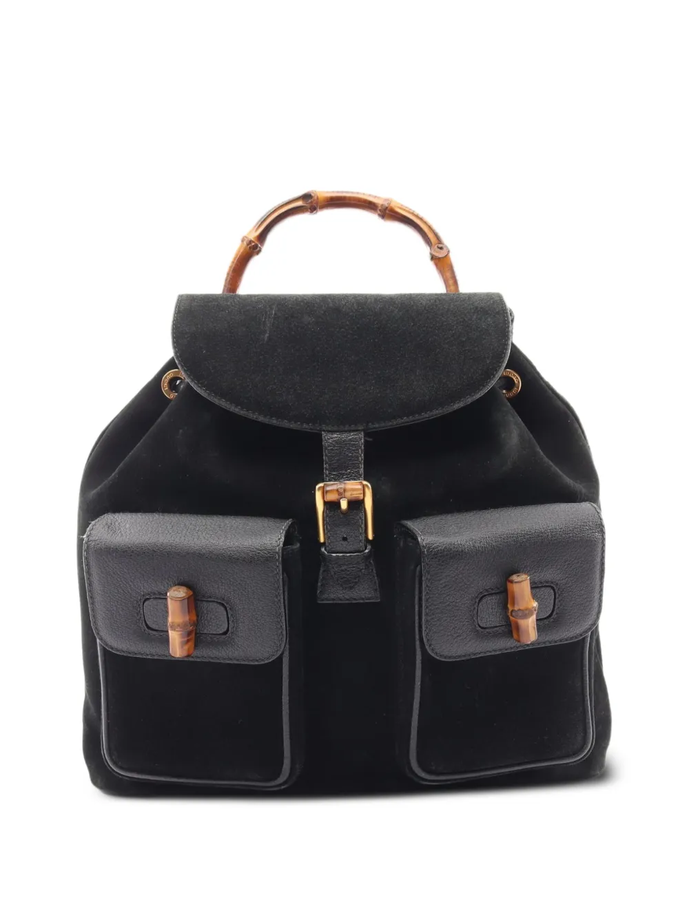 Gucci Pre-Owned 2000s Bamboo backpack - Nero