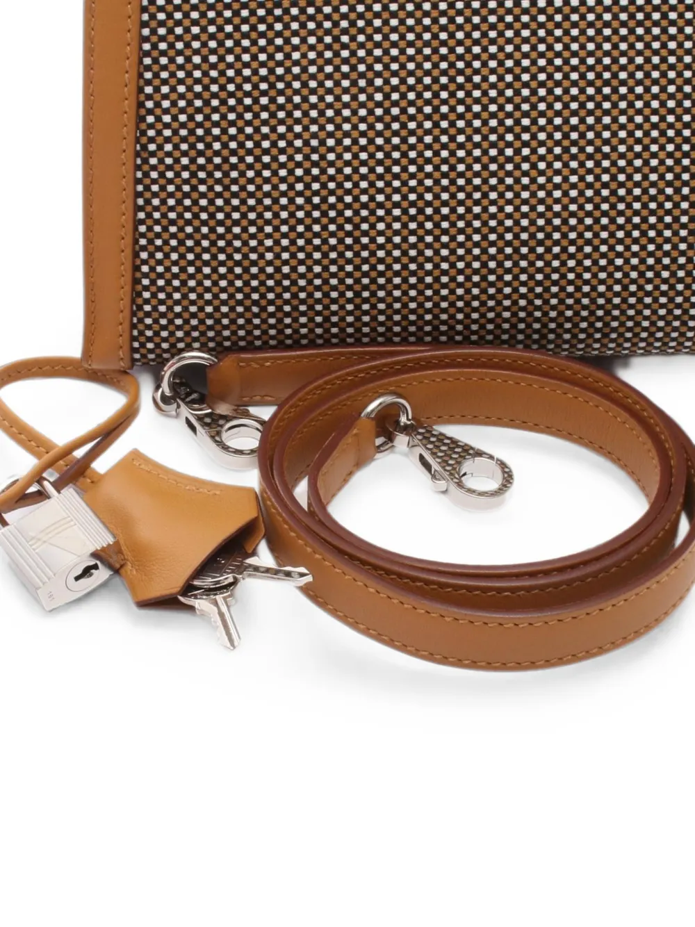 Hermès Pre-Owned 2021 Kelly 28 handtas Beige