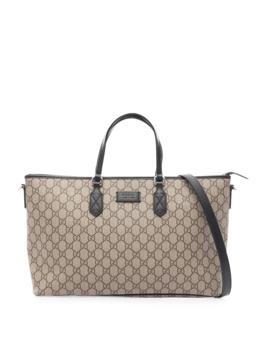 Gucci Pre-Owned 2010s GG Supreme two-way handbag - Toni neutri