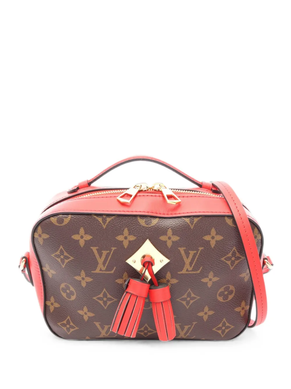 Louis Vuitton Pre-Owned 2018 Saintonge Monogram shoulder bag - Rosso