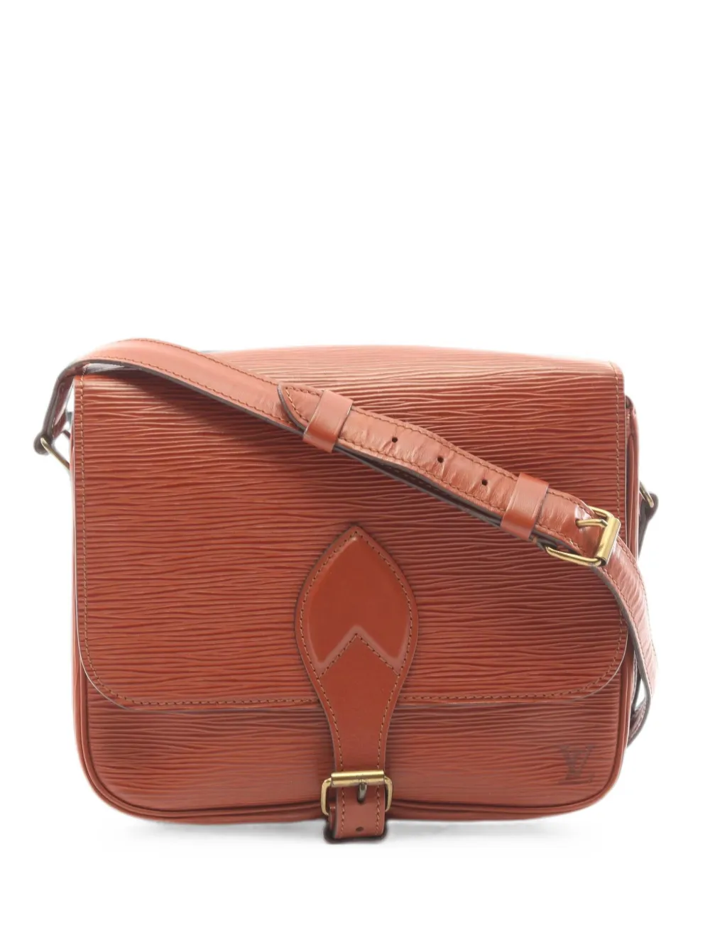 Louis Vuitton Pre-Owned 1990 Cartesier Epi shoulder bag - Braun