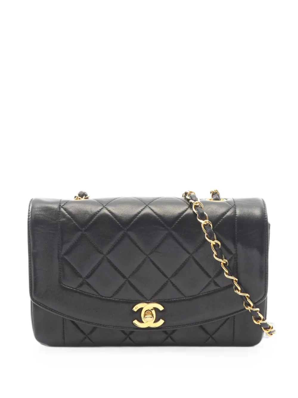 CHANEL Pre-Owned 1991-1994 Matelasse Diana shoulder bag - Nero
