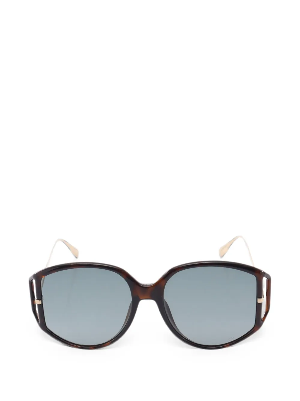 Christian Dior Pre-Owned 2010s tortoiseshell sunglasses - Braun