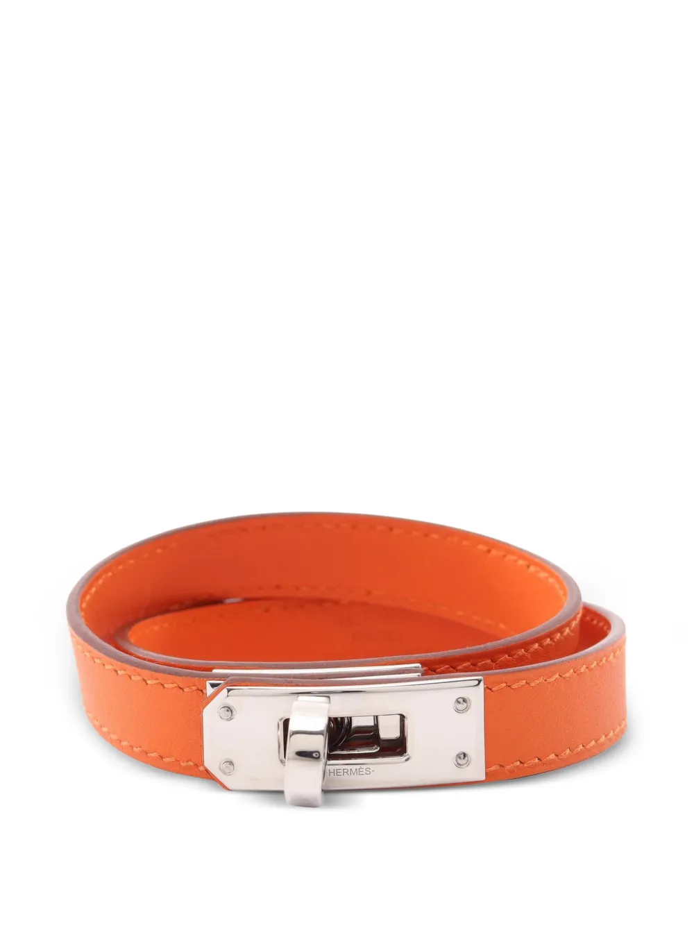 Hermès Pre-Owned 2023 Kelly double-tour bracelet - Arancione