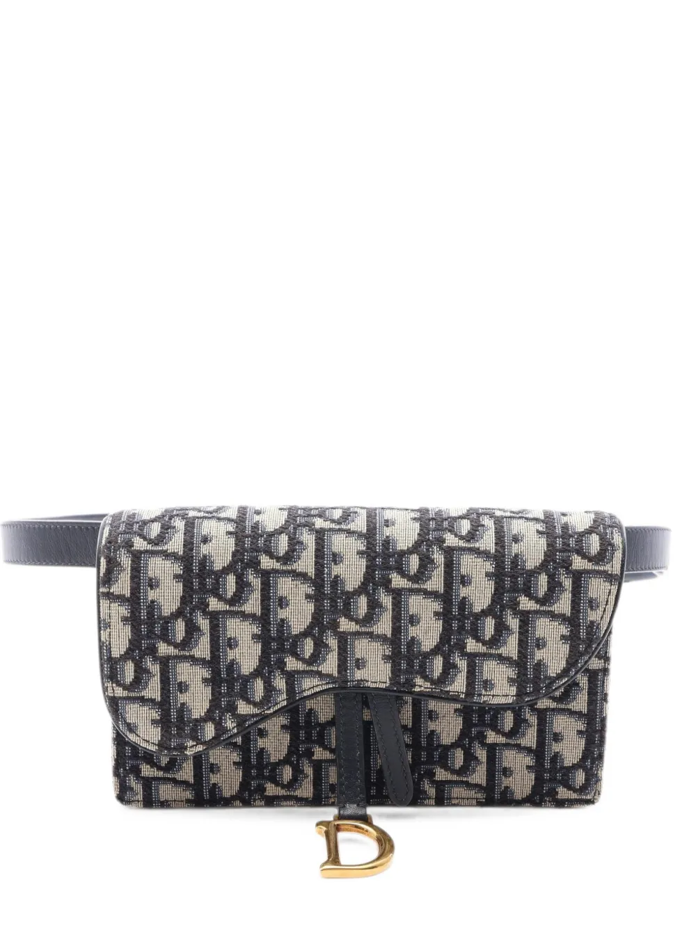 Christian Dior Pre-Owned 2000s Saddle Oblique belt bag - Blau