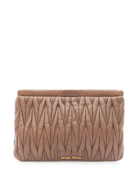 Miu Miu Pre-Owned bolso de mano de matelassé 2000