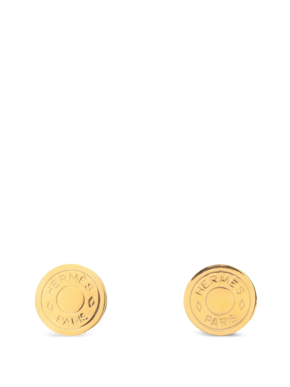 Hermès Pre-Owned 2010s Serie clip-on earrings - Oro