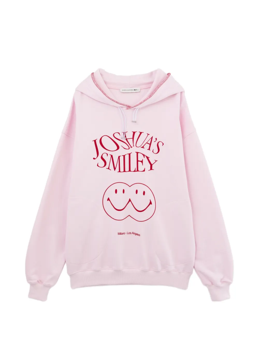 Joshua Sanders Felpa con stampa e cappuccio - Rosa