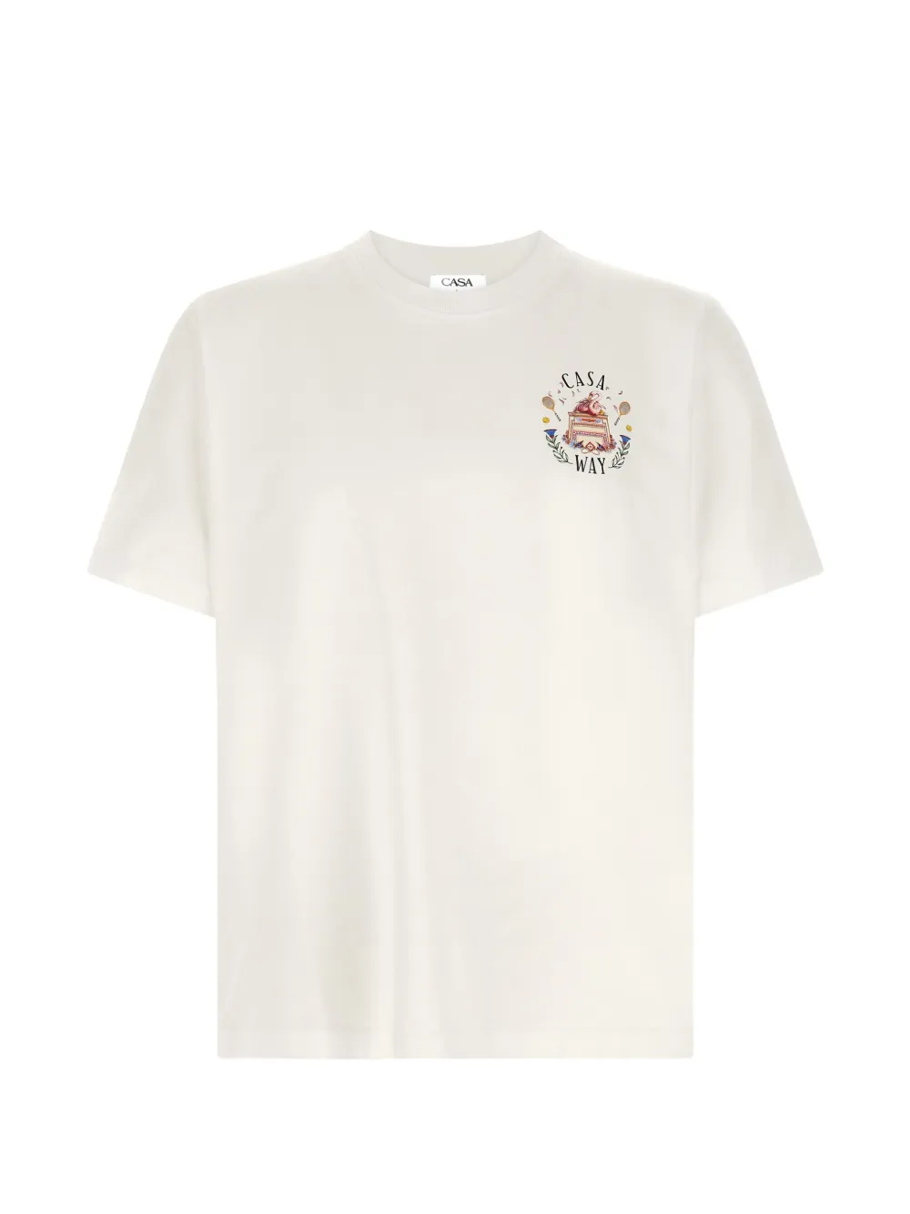Casablanca Casa Way graphic-print T-shirt - Nude