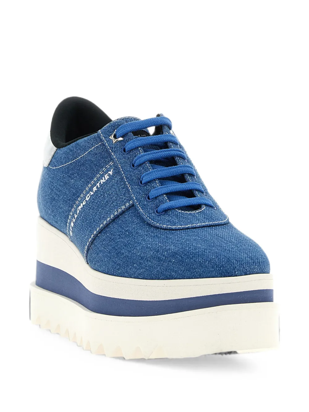 Stella McCartney Sneakelyse sneakers met plateauzool Blauw