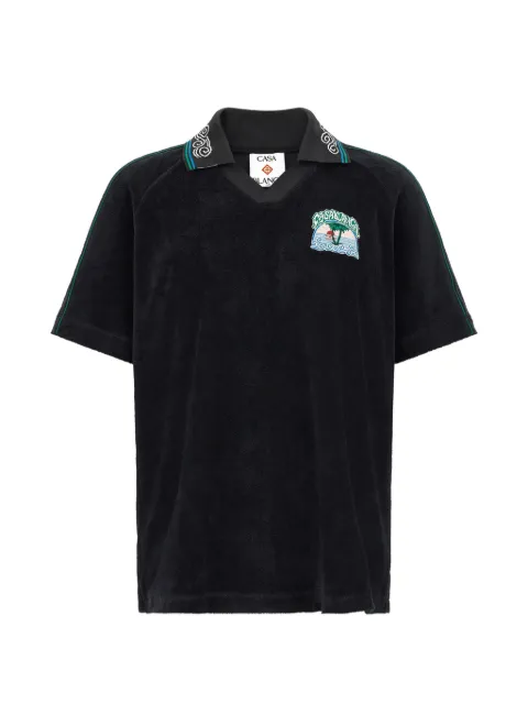 Casablanca top con logo bordado
