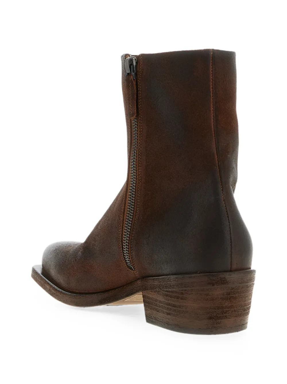 Marsèll Tex burnished-effect ankle boots Bruin