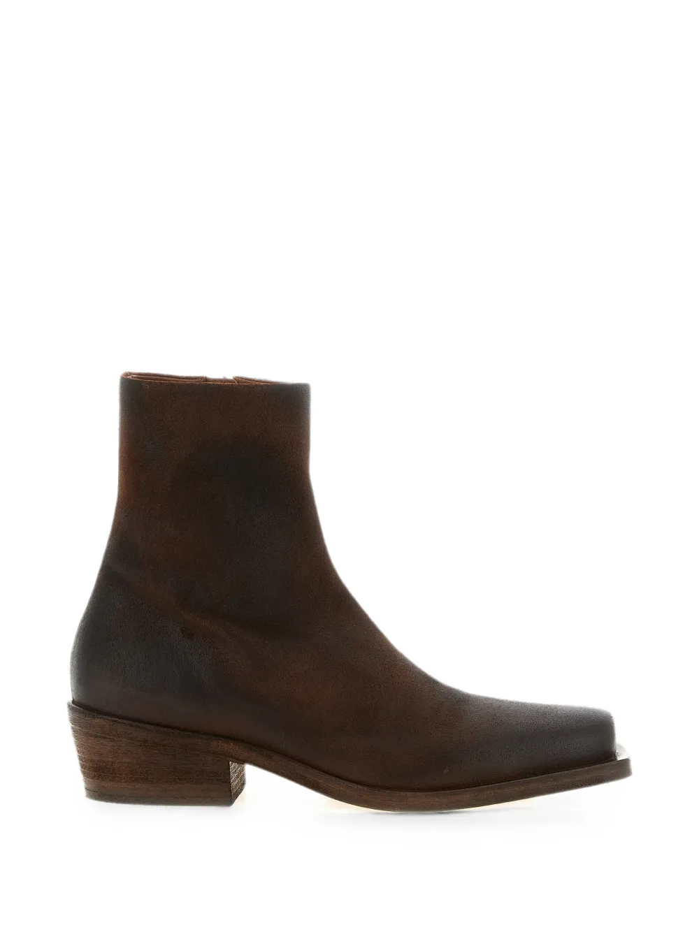Marsèll Tex burnished-effect ankle boots Bruin